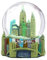 Skyline New York City Schneekugel, Souvenir, 8,9 cm hoch, 65 mm
