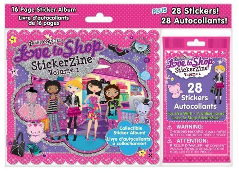 Four Trading B.V. 78000 - Stickeralbum Love to Shop, StickerZine