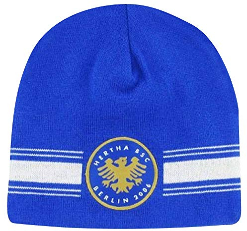Hertha Berlin Offizielle Beanie-Mütze (100 % Acryl), multi, Einheitsgröße