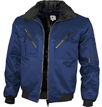 Qualitex - Pilotenjacke 4 in 1 - Kragen und Ärmel abtrennbar - mehrere Farben