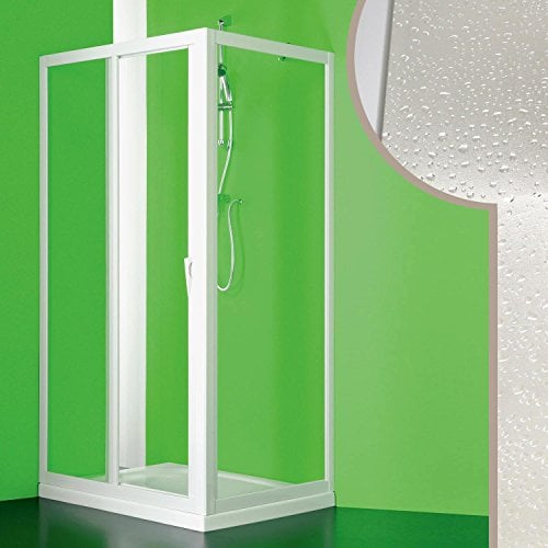 Box Doccia 80x120 CM in Acrilico mod. Mercurio con apertura centrale