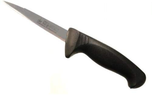 DE LUCA Coltello SCANNA POLLI Lama in Acciaio Inox CM. 12 Manico ERGONOMICO