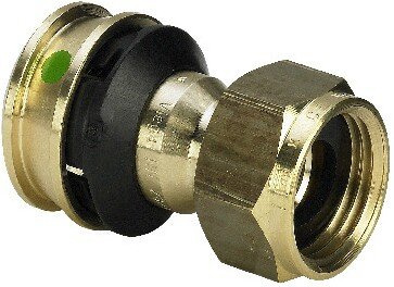 Viega Verschraubung RAXOFIX 5363 RG flachd IG 16mmx1/2 646400