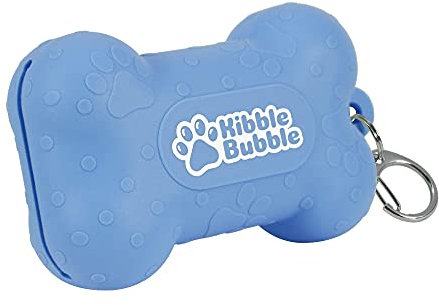 Kibble Bubble Leckerlibeutel für Hunde, Knochen, Blau