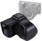 Full Body Camera PU Leather Case Bag with Strap for Sony NEX 5N / 5R / 5T (16-50mm / 18-55mm Lens)(Black) (Color : Black)