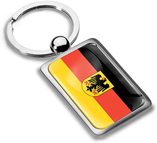 Biomar Labs® 3D Metal Germany German Flag Keyring Key Ring Accessories Men Women Keychain Gift KK 218