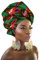 Mengyu Damen Kopftuch Afrikanischer Druck Wachsdruck Stirnband Haarschmuck Elegante Hijab Headscarf (Stil#17, 90 * 110cm)