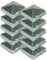 BURI 10x Edelstahl Pfostenkappe Pyramide 71x71mm Zaunkappe Zierkappe Pfahl Zaun Kappe