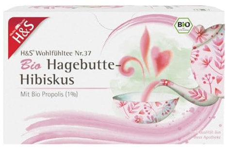 H&S Tee Bio Hagebutte-Hibiskus, 20X3.0 g