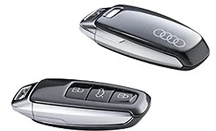 Audi 4N0071208AZ7S Coque de clé avec Logo à Anneaux pour clé 8Y0959754 4N0959754 (Gris jourtona)