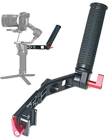 Griffgriff für DJI Ronin RS 3 / RS 3 Pro / RS 2 / RSC 2 Gimbal Handheld Stabilisator, 200 Grad verstellbarer, faltbarer ergonomischer Handgriff