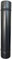 Tubo per Stufa a Legna in Lamiera porcellanata per Canna Fumaria (Tubo da 100H cm - 13 Ø cm, Nero Opaco)