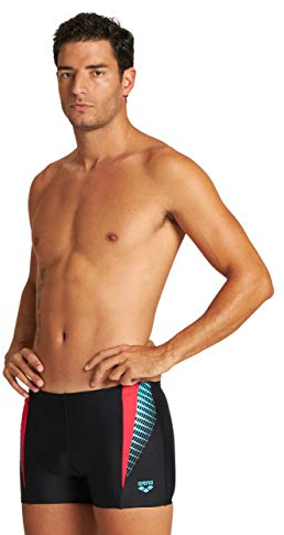 ARENA Herren Threefold Short Swim Trunks, Black-black-anguria, 5 EU
