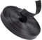 GORGECRAFT 5 m de Long Bandes de Cuir Double Face 15 mm de Large Sac à Bandoulière Rouleau de Sangle en Cuir Noir Cordon en Cuir Lisse Cordon Plat pour Bricolage Artisanat Vêtements Fabrication