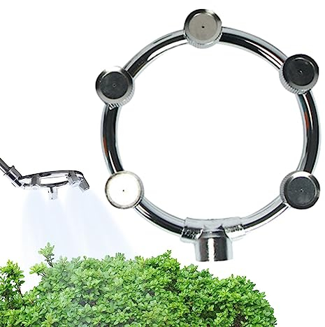 Boquilla pulverizadora atomizadora, anillo lavable, pulverizador multicabezal | Boquilla ligera y desmontable para la ducha mascotas, jardines, paisajismo, lavado coches, control