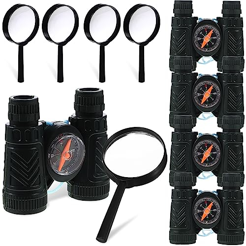 Toddmomy 5 x Mini-Taschenfernglas mit Miniatur-Lupe, Kinder-Fernglas für Kinder, Senioren, Schule, Studenten, Outdoor