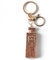 Key Ring 2Pcs Diamond Encrusted Perfume Bottle Keychain Car Metal Keyring Backpack Shoulder Bag Key Chain Pendant Champagne Color