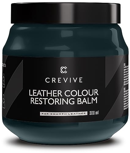 CREVIVE Juego de reparación de cuero verde oscuro, 300 ml, color verde