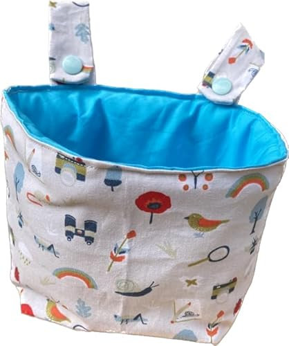 Lenkertasche für Kinder und verschiedene Fahrzeuge wie Fahrrad, Roller, Laufrad oder Puky (bunte Mischung)