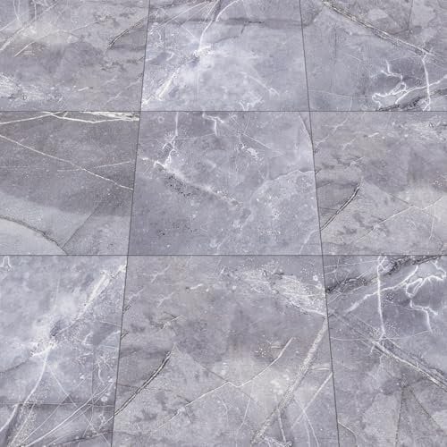 Floor Tiles Self Adhesive Vinyl Flooring Waterproof, Peel and Stick Floor Tiles, for Kitchen Living Room and Bathroom DIY Flooring 30x30cm 10pcs