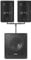 VONYX SMWBA15 Active PA Speaker Kit - 15-Inch Bi-Amplified Subwoofer, Twin 10-Inch Passive DJ Speakers, Stand & Cables, Complete DJ Sound System Package for Live Events & Performances