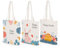 TYL&TYS 3 Stück Ostern Geschenktüten, Wiederverwendbare 3 Designs Ostertüten mit Hasen Ostereiern Henne, Material Segeltuch Ostern Geschenktüte für Kinder Geschenk Eiersuche Oster Dekoration