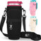 BOGI Water Bottle Carrier Bag With Phone Pocket for Stanley Cup, Neoprene Holder With Adjustable Shoulder Strap, Pouch for Hiking, Camping, Sports, Gym