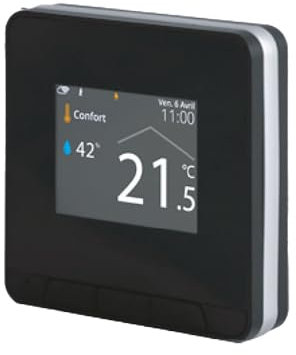 Thermador - Thermostat d'ambiance - Therma Home - Thermostat connecté noir filaire - Thermador