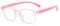 Richstory Blue Light Blocking Glasses for Kids, Kids Pretend Glasses Computer Gaming Glasses, Clear Lens, Anti UV & Eyestrain, Lightweight Anti Blue Light Eyeglasses for Boys Girls(Pink)