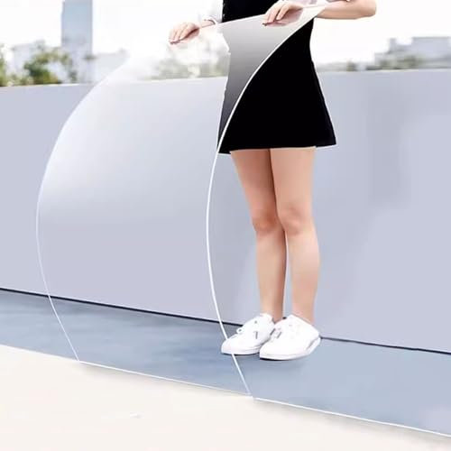 tow000ack Clear Acrylic Sheet Thick 3mm Transparent Panel Boards Sheet for Picture Frame Glass Replacement,Projects Display,Roof,Greenhouse,Shed,Canopy,Customizable (55cm x 90cm(21.7in x 35.4in))