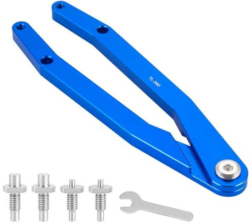 Opilroyn Pin Spanner Wrench Set - Double Headed Wrench, Pin Wrench Repair Tools | Aluminum Alloy Wrench Spanner Tool, Repair Tool, Bottom Bracket Wheels Pin Spanner for Maintenance