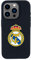 LA CASA DE LAS CARCASAS Schutzhülle für iPhone 15 Pro Max von Real Madrid, Wappen aus flüssigem Silikon zum Schutz Ihres Handys, flexible Schicht, offiziell lizenziert