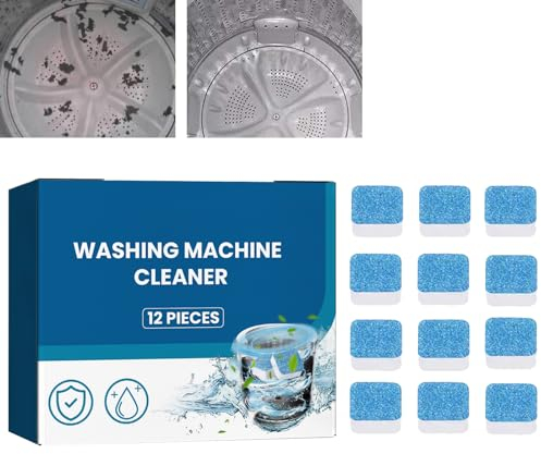 Laundry Machine Cleaner Tablets,Washing Machine Freshener Tabs,Washer Deep Cleaning Tablets,Washing Machine Cleaner Effervescent Tablets,Deep Cleaning Tablets