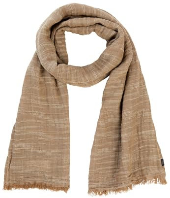 camel active Herren Schal aus reiner Baumwolle Beige, menswear-OS