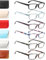 ZOECENT 6 Pack Lesebrille Herren Damen Blaulichtfilter Brille Federscharnier Computer Brillen Schwarz Lesebrillen (6 Farbe Mischen, 1.25, x)