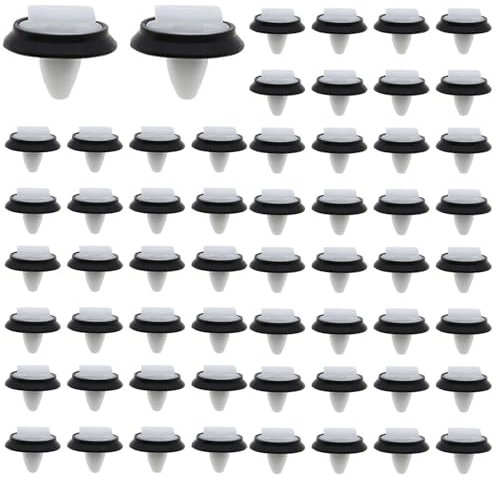 Xiciki 100 Stück Autotürverkleidungs Clips für CITROEN,FIAT-DUCATO,Türverkleidungen Befestigungs Clips,71728806 856543,Autotürverkleidungs-Clips aus Kunststoff,Tür Klips Stoßstangen Clips