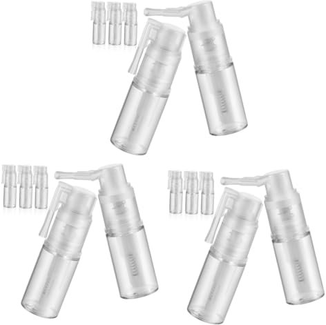 Beavorty 15pcs Dry Powder Sprayer Powder Dispenser for Dry Shampoo Hair Fiber Bottle Refillable Spray Pump Easy to Use