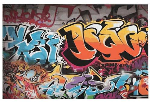 Schmutzfangmatte Graffiti Hip Hop Teppich Stehend und Komfort Schreibtisch Bodenmatten Rutschfester Teppich Küchenmatte Badezimmerteppiche Matte Toilettenmatte Badematte für Badezimmer Boden Badewanne