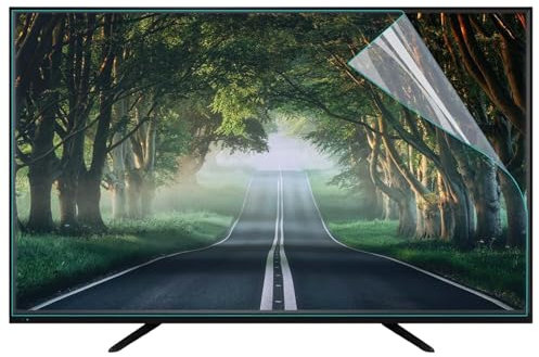 Yiustldd 32-75 Inch TV Screen Protector, Anti Glare/Anti Blue Light Screen Filter Dustproof Anti-Scratch Protector Film for HD TV Display,75 1645X930мм