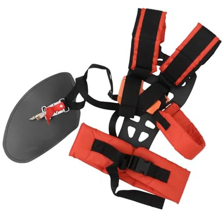 BESPORTBLE Doppelter Schultergurt in W-form Für Schneidegeräte Trimmergürtel Mit Verstellbarem Gurt Und Klemmen Gurt Für Grasschneider Und Gartenscheren Aus Langlebigem Material