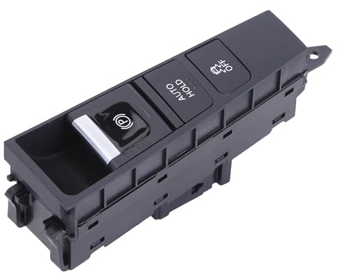 JAWSEU Schalter Handbremse Bedieneinheit Mittelkonsole für VW PASSAT 36 3C B7 CC Motor Start Stop Schalter Handbremsknopfhalter Knopf Multifunktionsschalter Parkbremse Schalter 3AB927137, 3AD927137