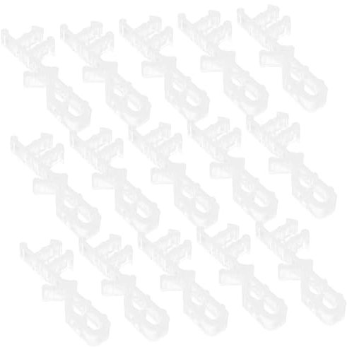 jojofuny 1 Satz Volant Zubehör Jalousie Clips Halterungen Innenaufhängung Innenvolants Vorhanghalter Abnehmbare Blocker Außenfenstervolant Querbehang Klar Exakt Stück