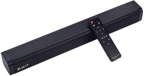 BLUGY Barra de Sonido 12V con conectividad BT 5.0 para Smart TV, Ideal para autocaravanas, Camper, embarcaciones, náutica, Control Remoto, Mando a Distancia, Dimensiones 480x60x60mm