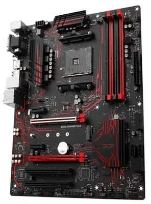 Carte mère Carte mère Fit for MSI B350 Gaming Plus B350M for PC, Compatible AM4, processeurs Ryzen 5 3600 et 5600X, 64 Go de RAM DDR4, PCI-E 3.0, M.2, HDMI, USB .1, Format ATX