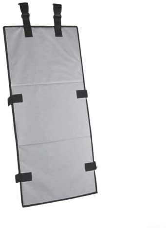 Sogoluat Bunk Bed Ladder Cover, Anti-Climbing Device - For Kids Safety, Ox- Cloth + PVC Barrier - For Bedroom Bunk Beds, RV & Balcony Ladders, Grey/Black, 79x38cm(grey)