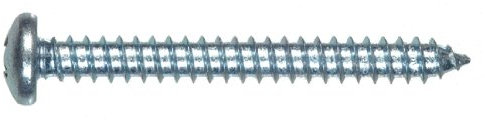 Die Hillman Gruppe 80114 35,6 cm x 1–1/4-Zoll-Pfanne Head Phillips Tabelle Metall Schraube, 100 Stück