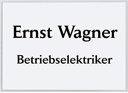 VELOFLEX 2207000 - Beschriftungsfenster selbstklebend, 74 x 105 mm, PP-Folie, inkl. Kartoneinlagen, 10 Stück