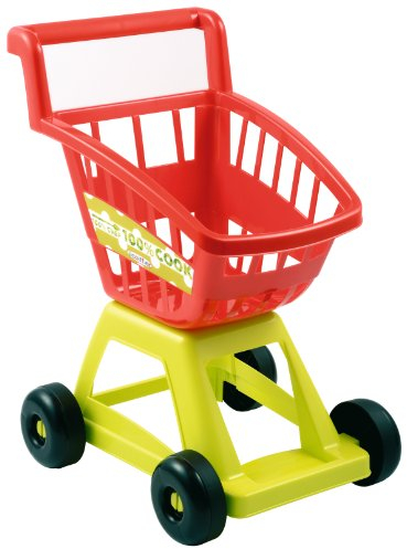 Jouets Ecoiffier - 1226 - Chariot de supermarché vide pour enfants 100 % Chef - Jeu d'imitation - Dès 18 mois - Fabriqué en France
