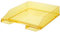 HAN Briefablage Klassik TRANSPARENT, 6 STÜCK Dokumentenablage, Briefkorb, Briefhalter, Papierablage, bis Format A4/C4, 1026-X-25, transparent-gelb