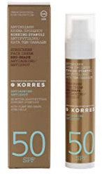 Korres Red Grape Anti-Dark-Spot Sonnencreme für das Gesicht SPF 50, 1er Pack (1 x 50 ml)
